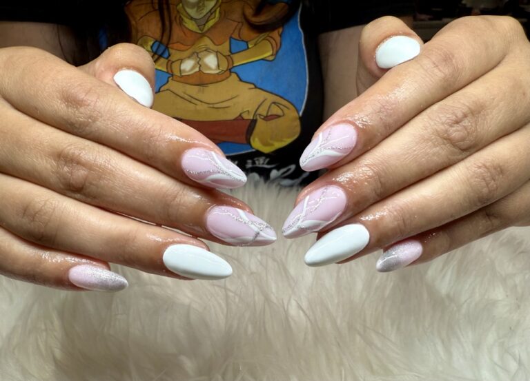 Almond Dip Powder Nails